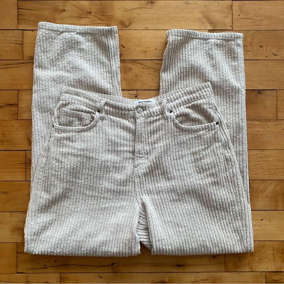 🤍 EUC Reformation Preston Baggy High Rise Straight Corduroy Pants - Size 28 - Picture 3 of 7